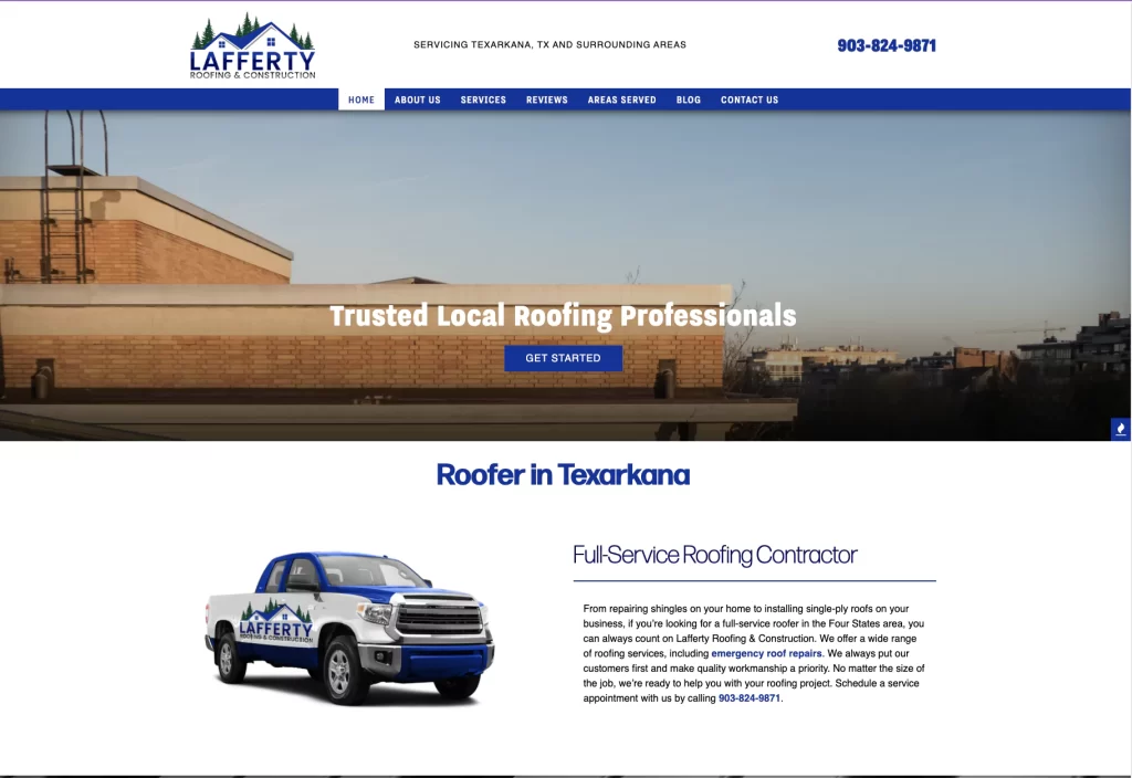 Custom Roofing WordPress Theme